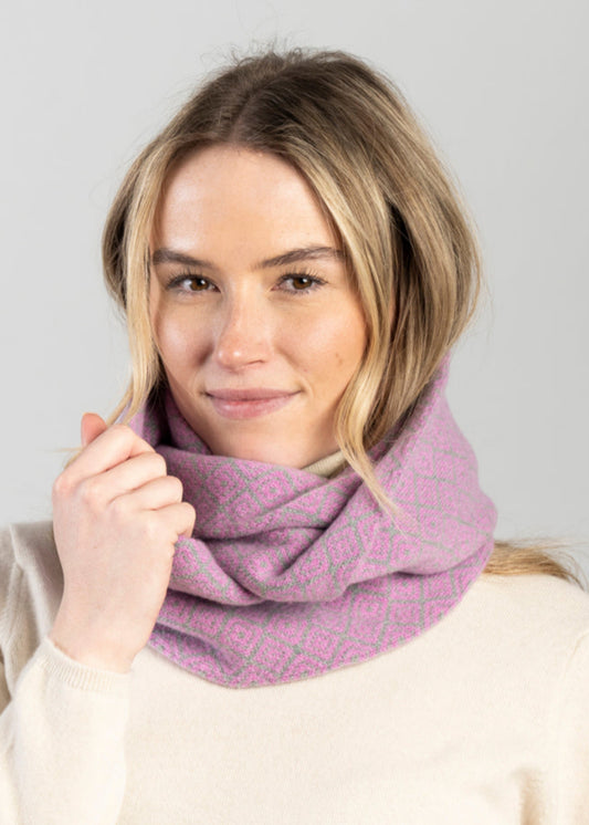 Argyle Lambswool Snood