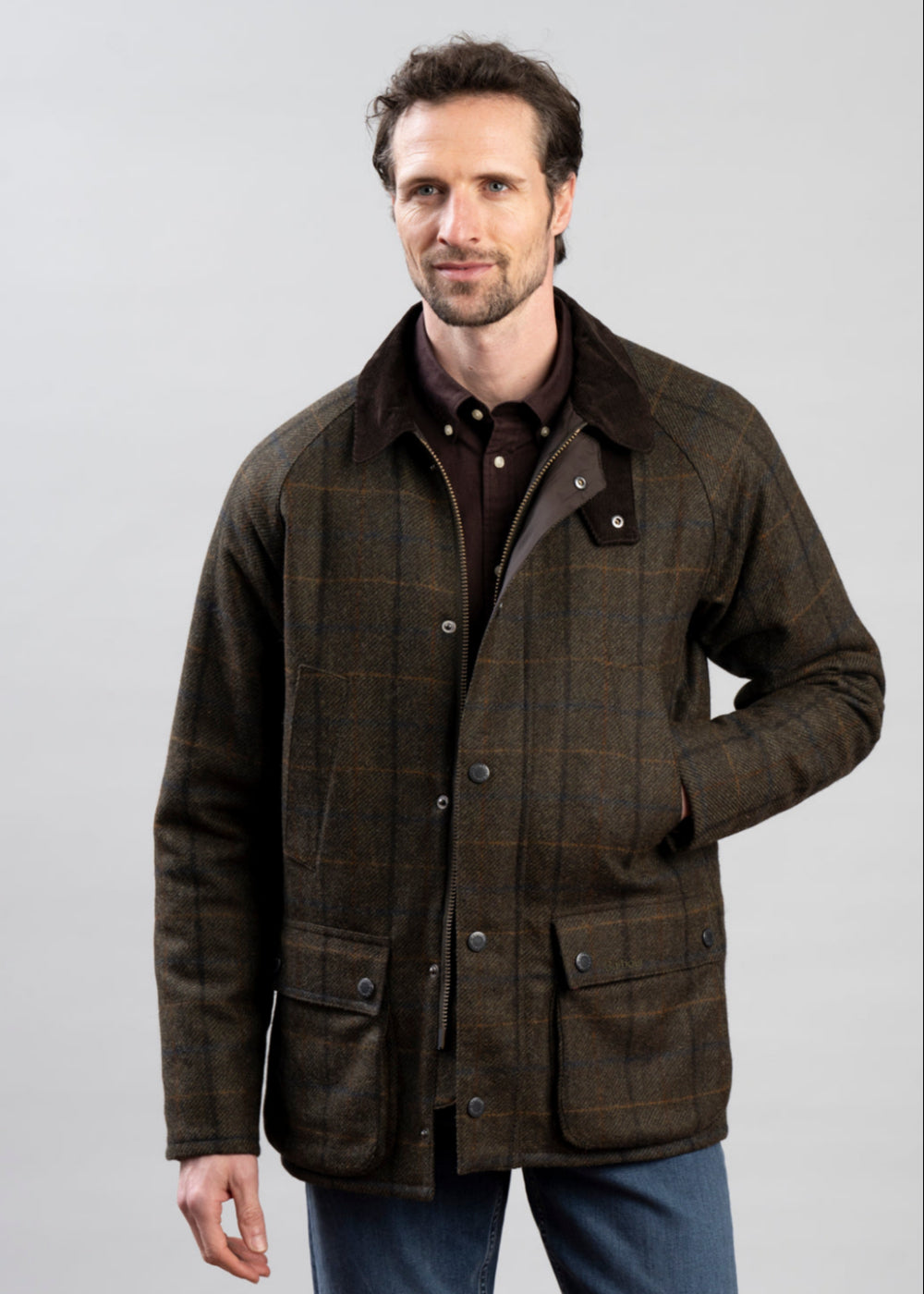 Bedale Check Wool Jacket