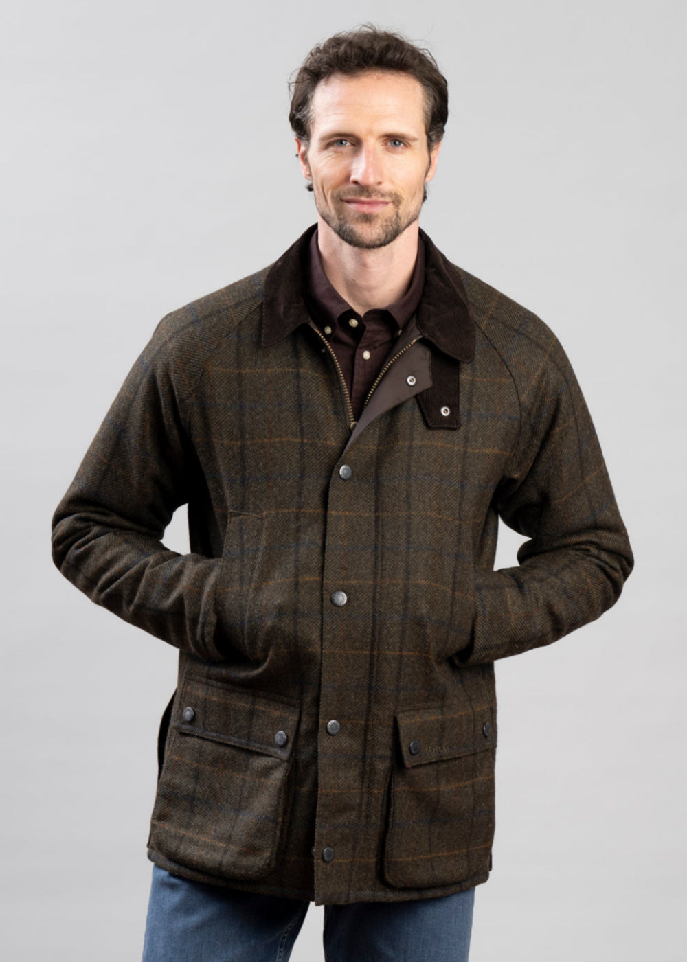 Bedale Check Wool Jacket