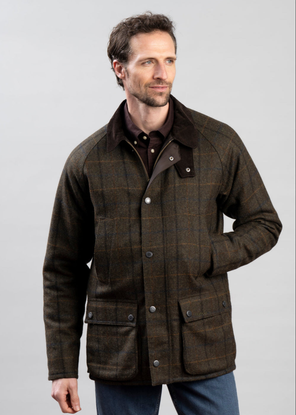 Bedale Check Wool Jacket