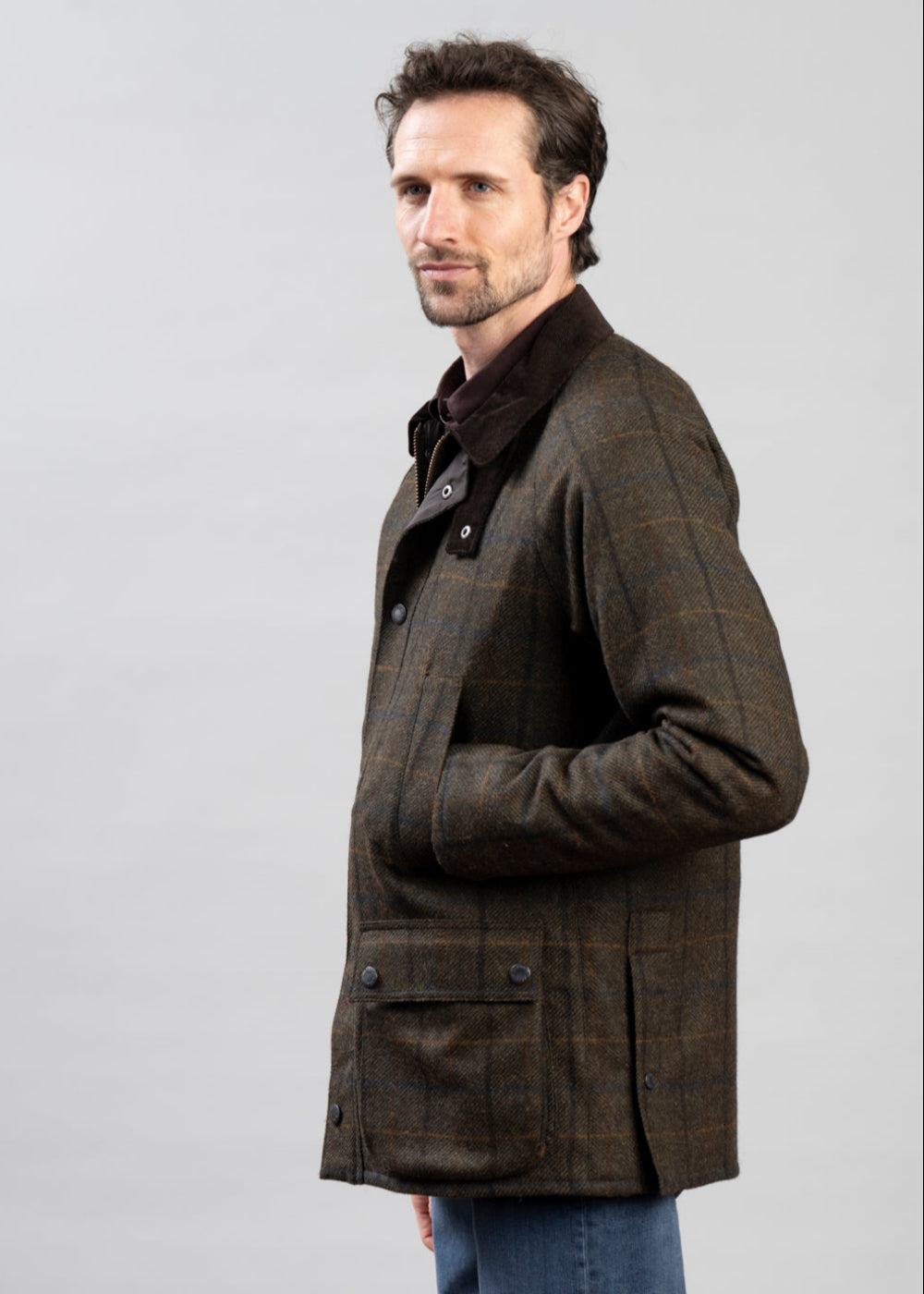 Bedale Check Wool Jacket