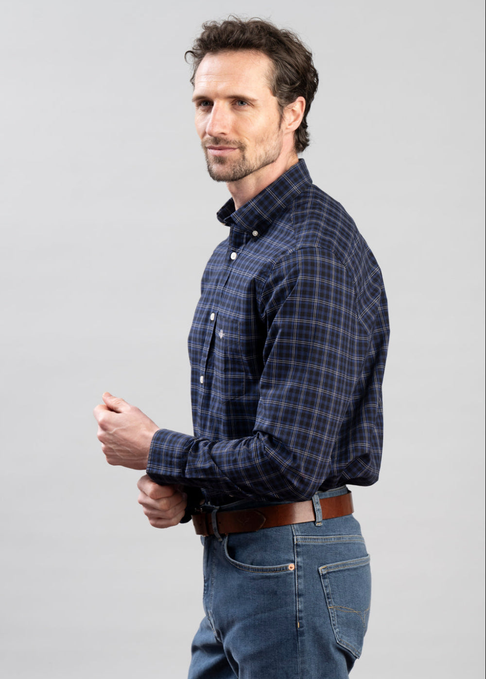 Classic Poplin Check Shirt