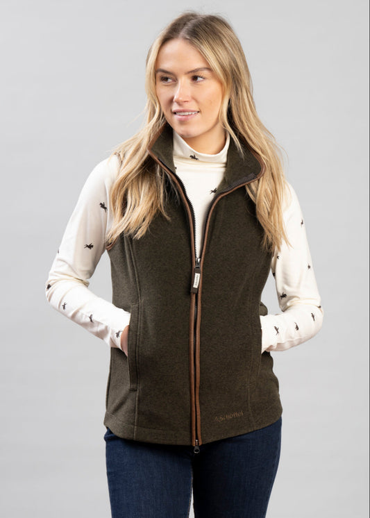 Ladies Mushroom Schöffel Lyndon Fleece Gilet | US Ladies Mushroom Schöffel Lyndon Fleece Gilet | US