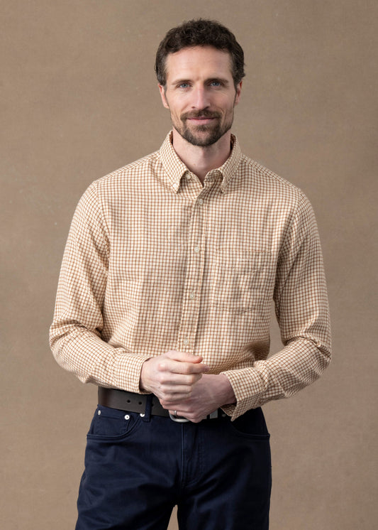 Regular Windblown Flannel Check Shirt