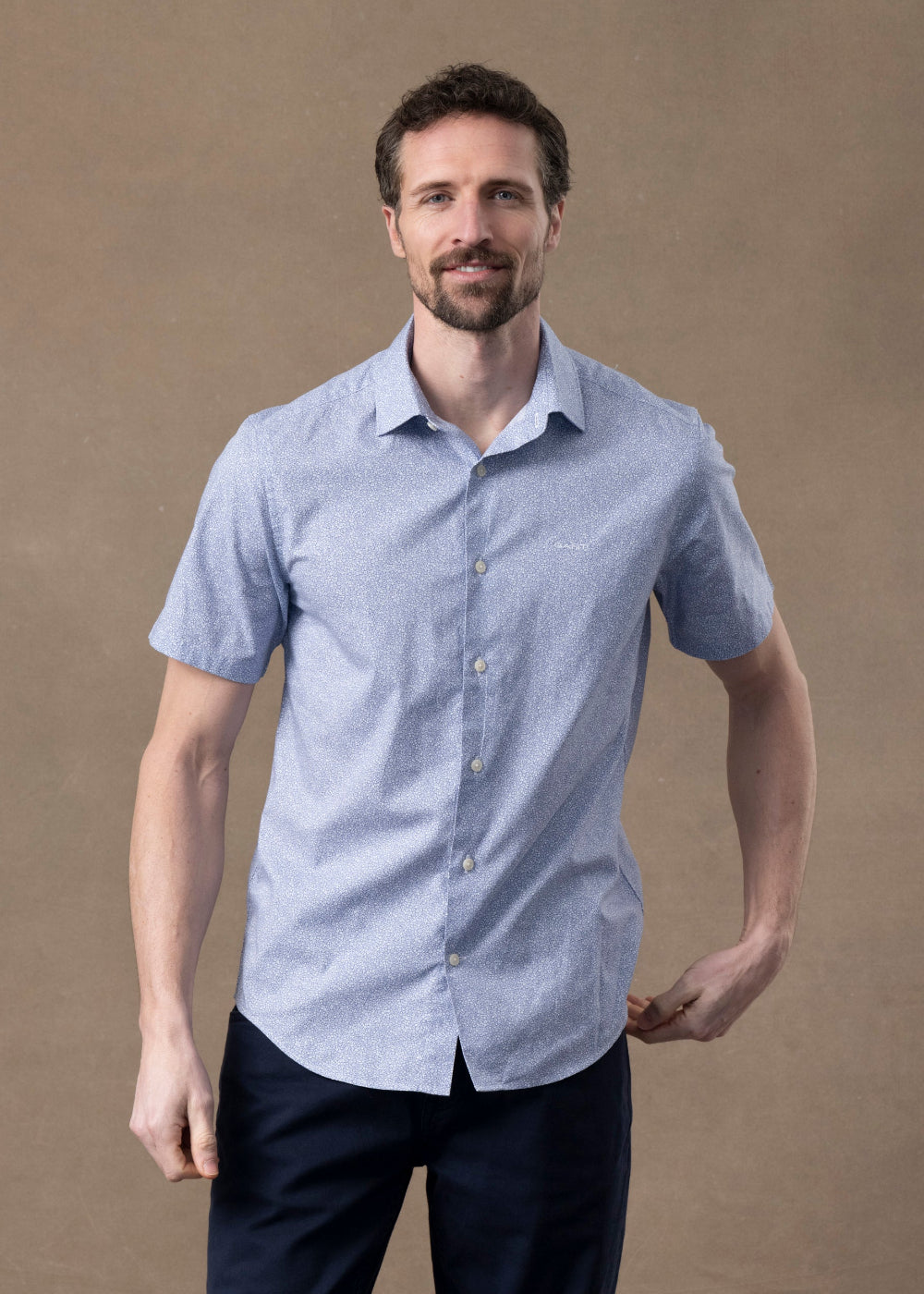 Poplin AOP Short Sleeve Shirt