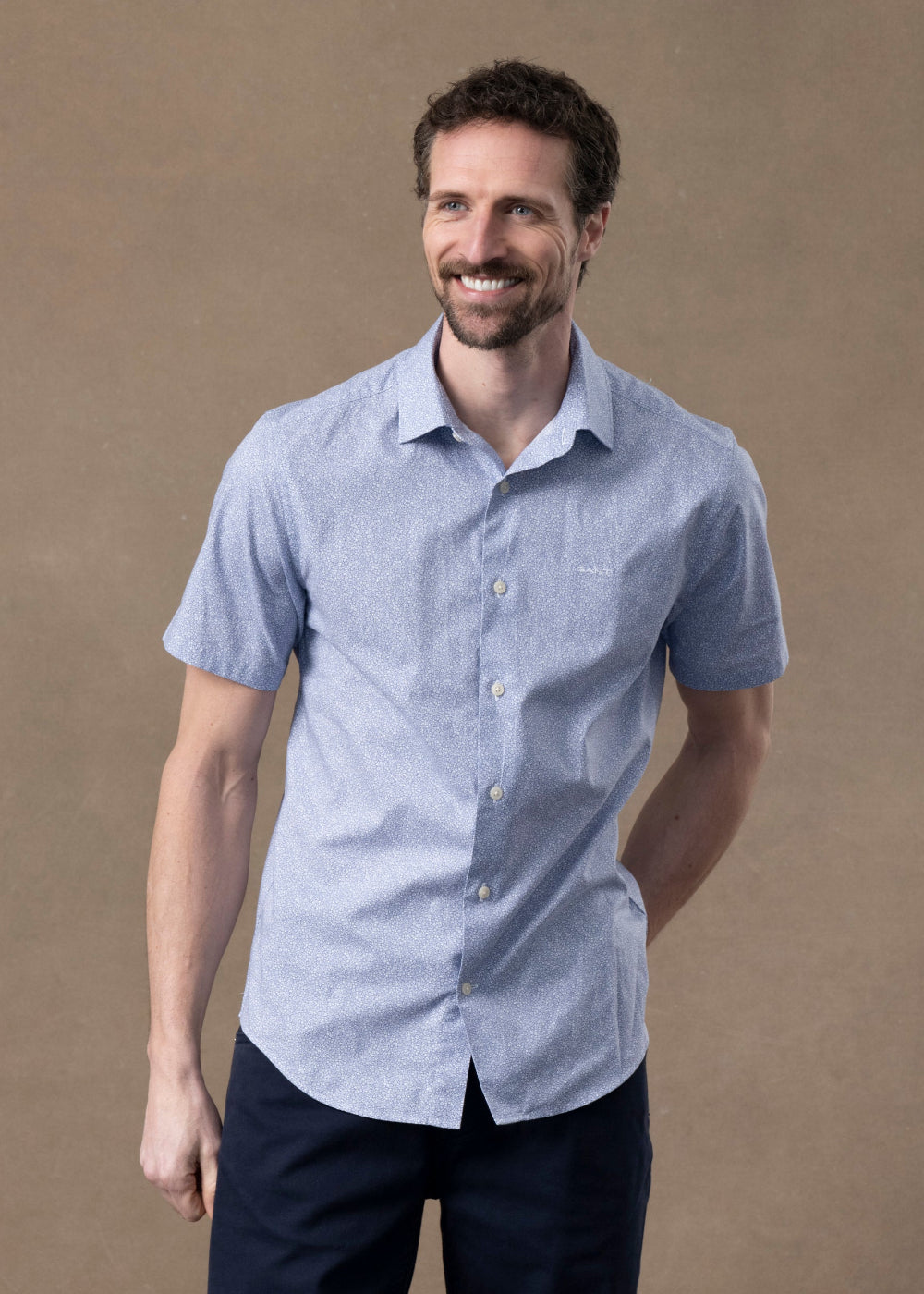 Poplin AOP Short Sleeve Shirt