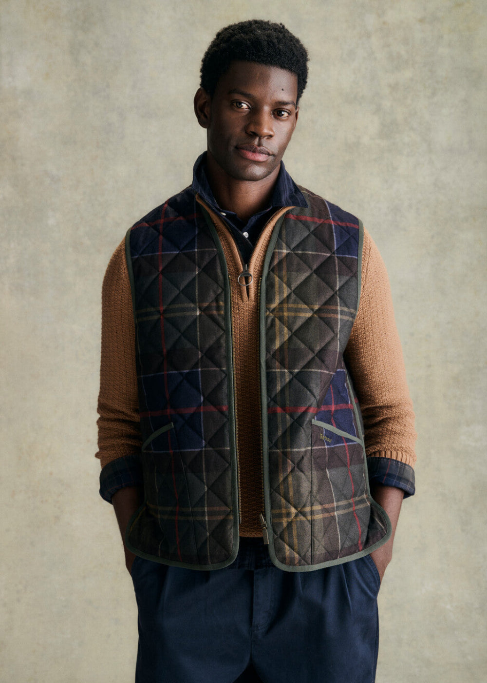 Icons Tartan Quilted Liner