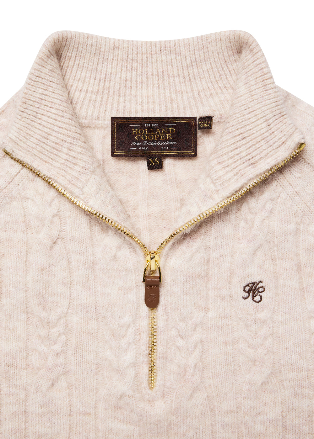 Bridget Quarter Zip Knit