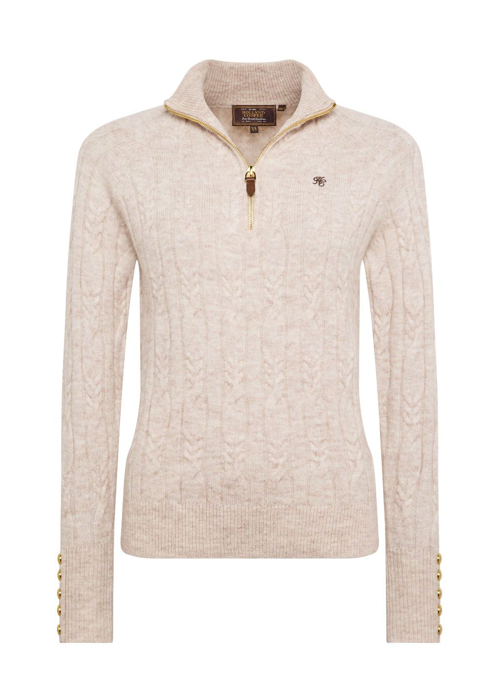Bridget Quarter Zip Knit