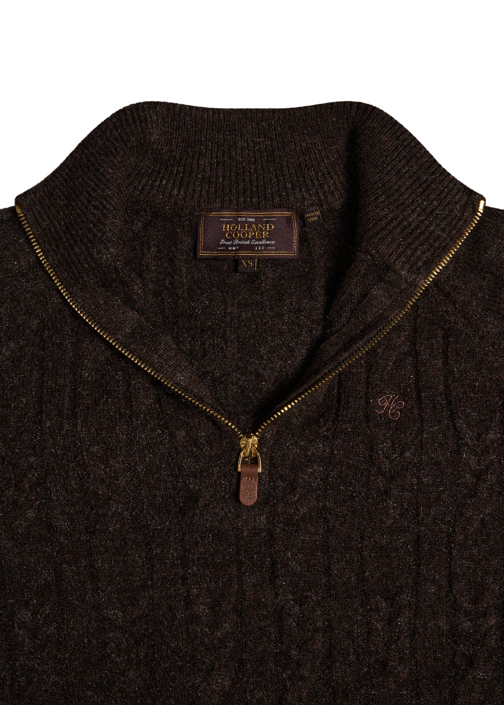 Bridget Quarter Zip Knit