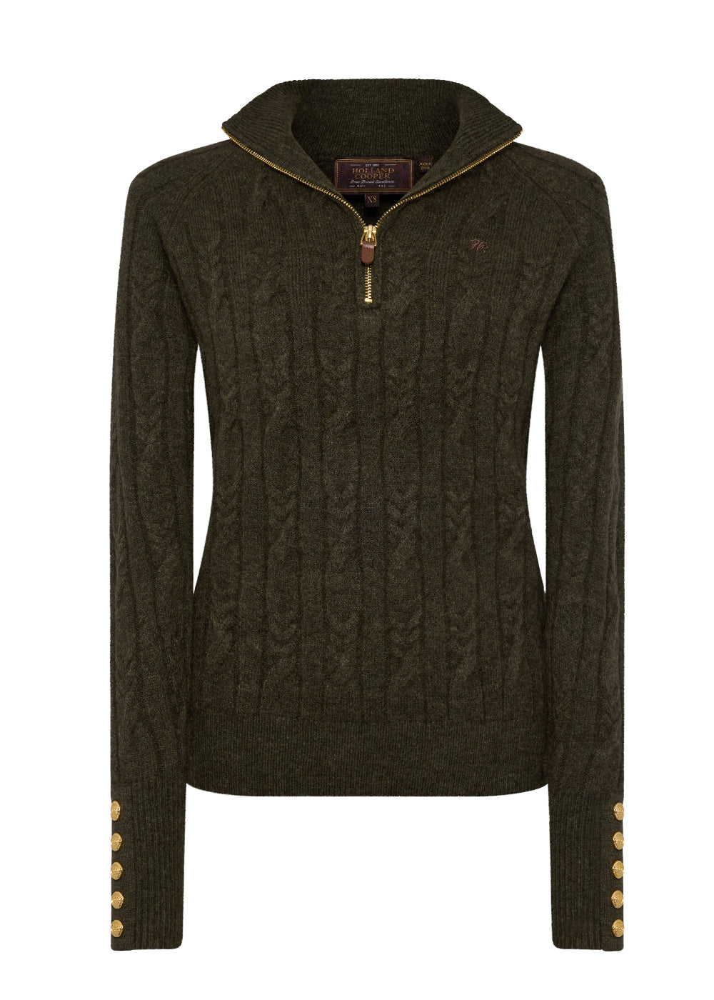 Bridget Quarter Zip Knit