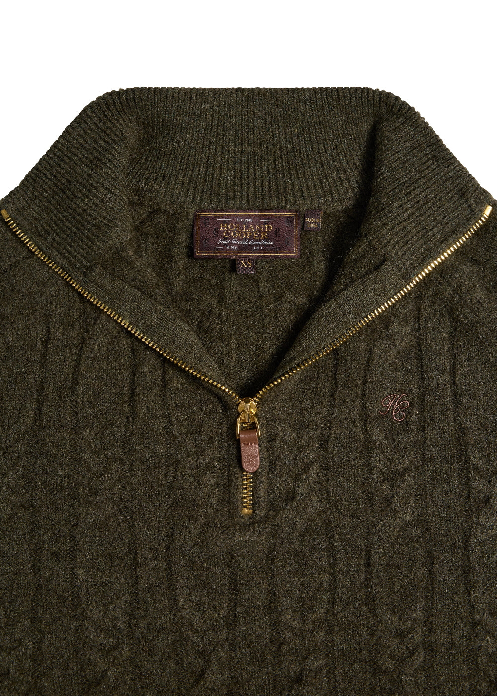 Bridget Quarter Zip Knit