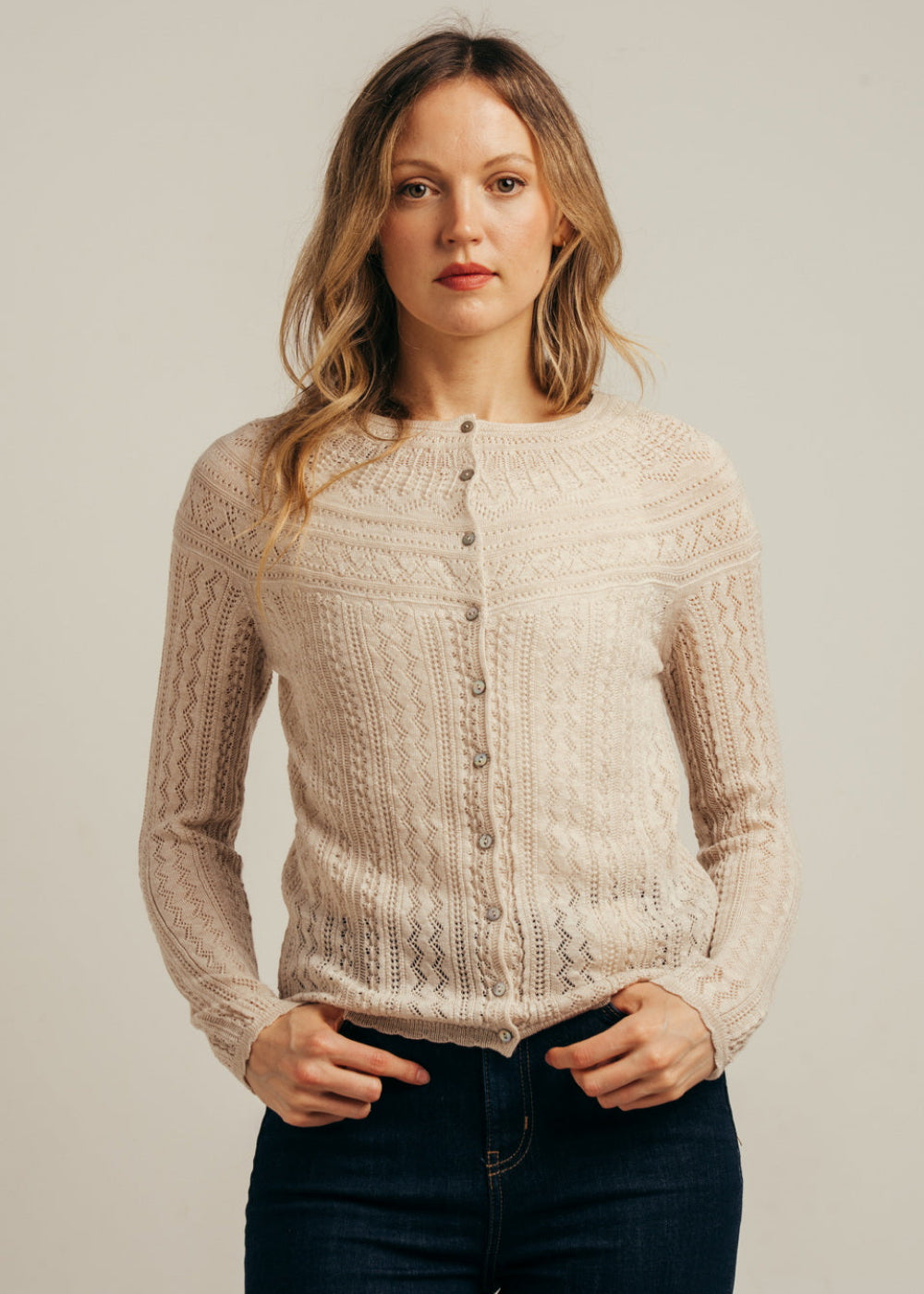 Vaila Yoke Cardigan