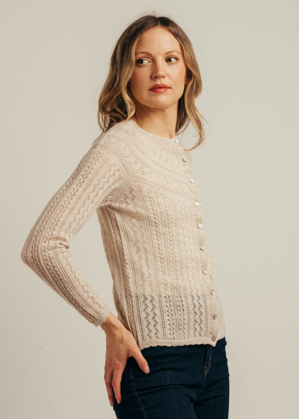Vaila Yoke Cardigan