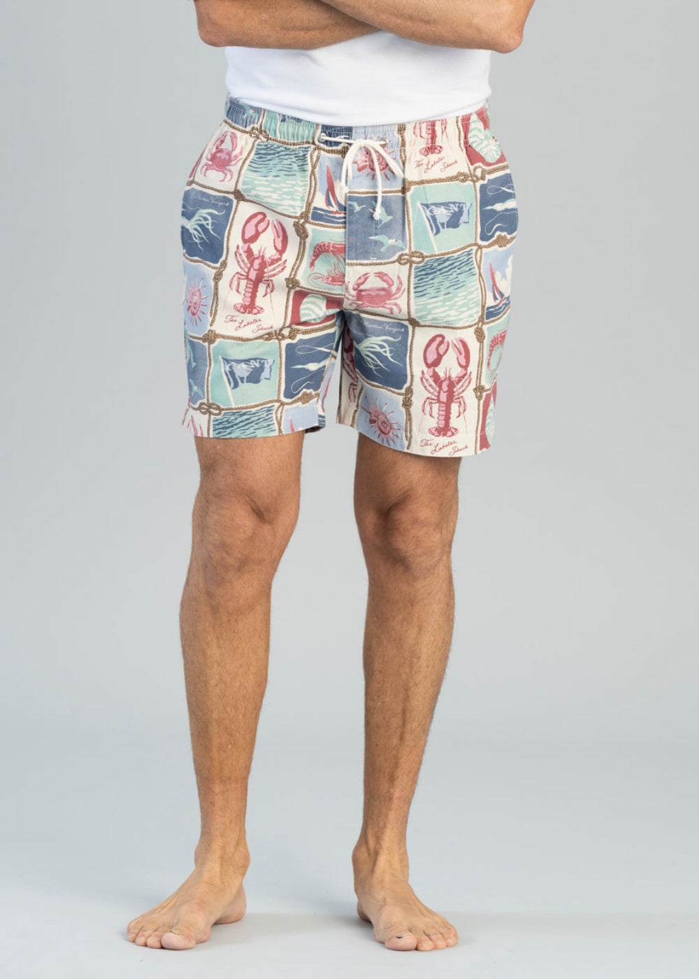 Nautical Print Shorts