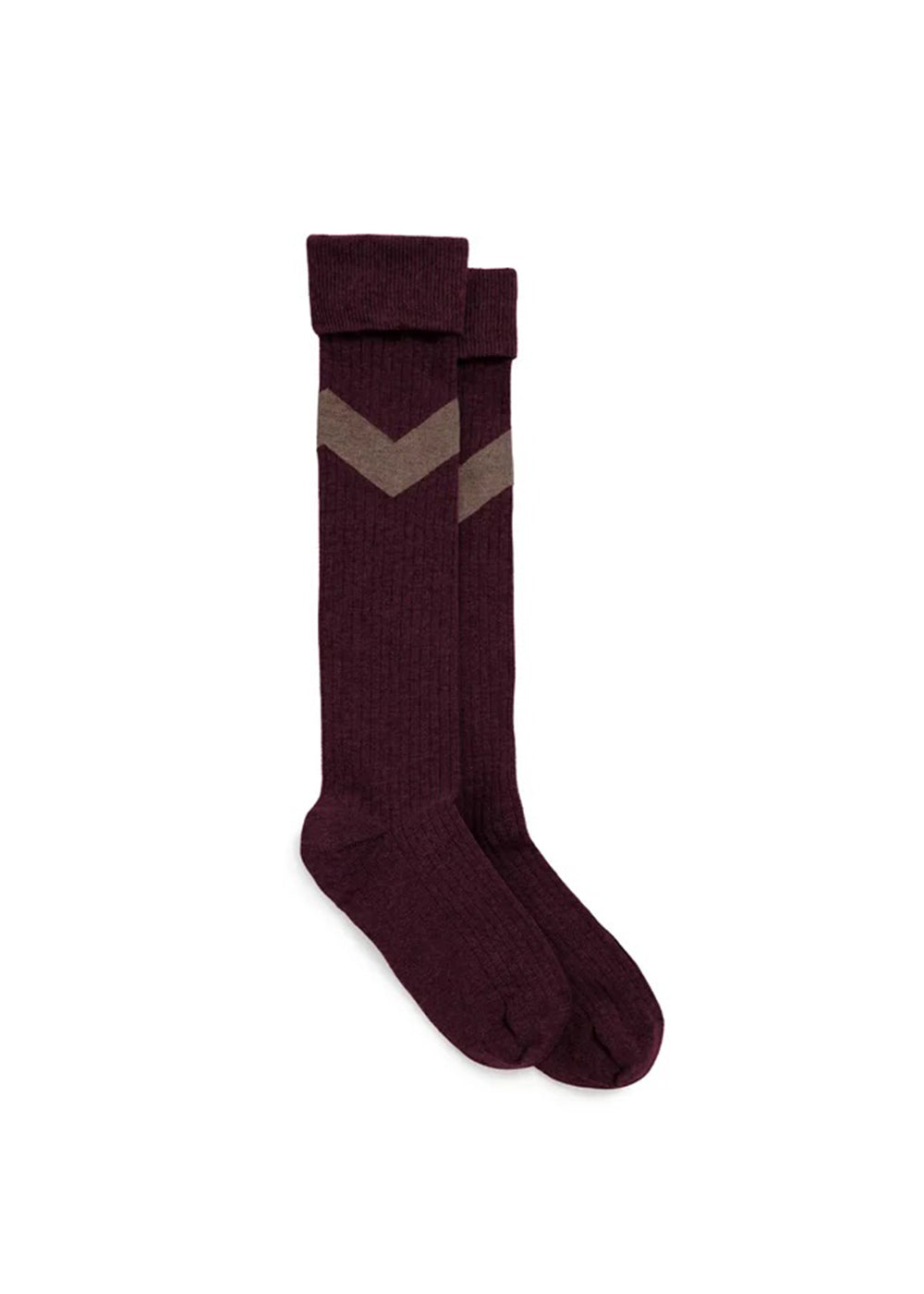 Knee High Chevron Socks