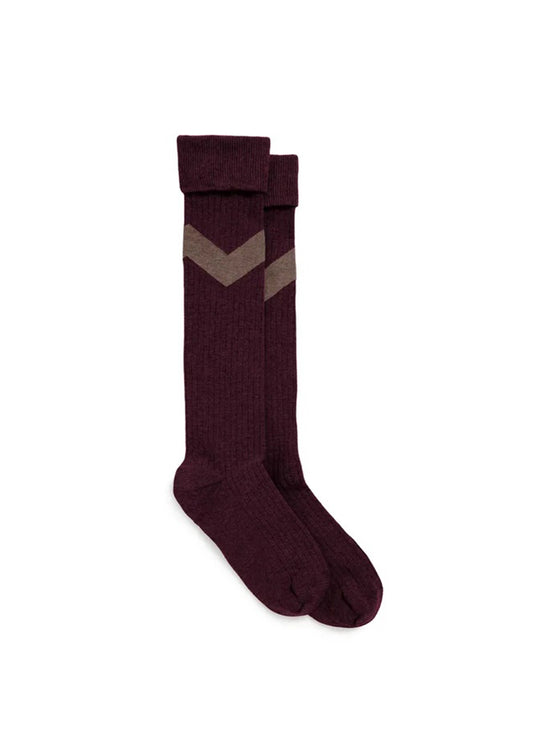 Knee High Chevron Socks