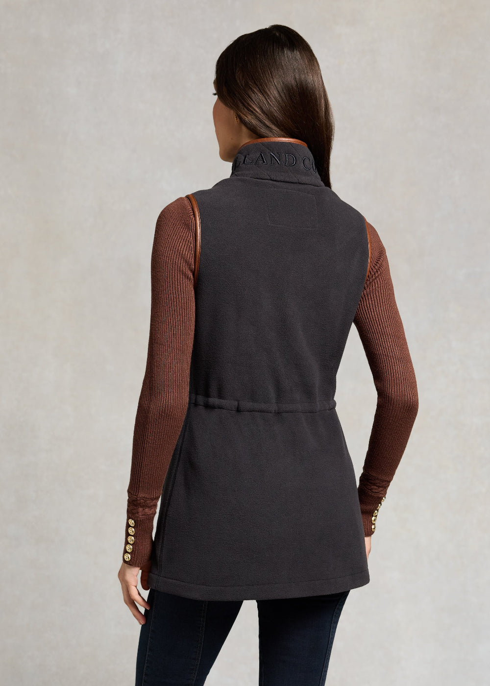 Country Longline Fleece Gilet