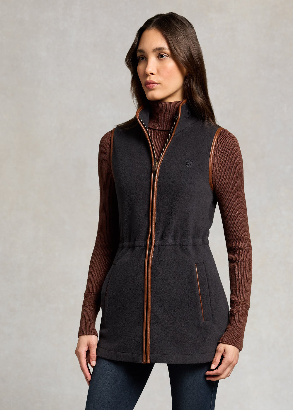 Country Longline Fleece Gilet