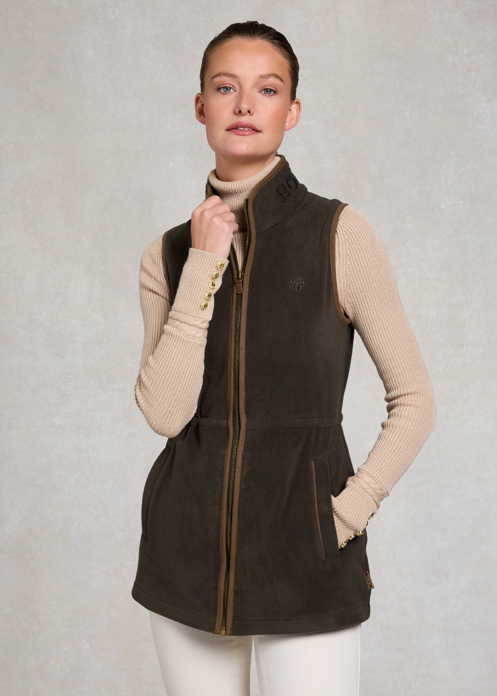 Country Longline Fleece Gilet