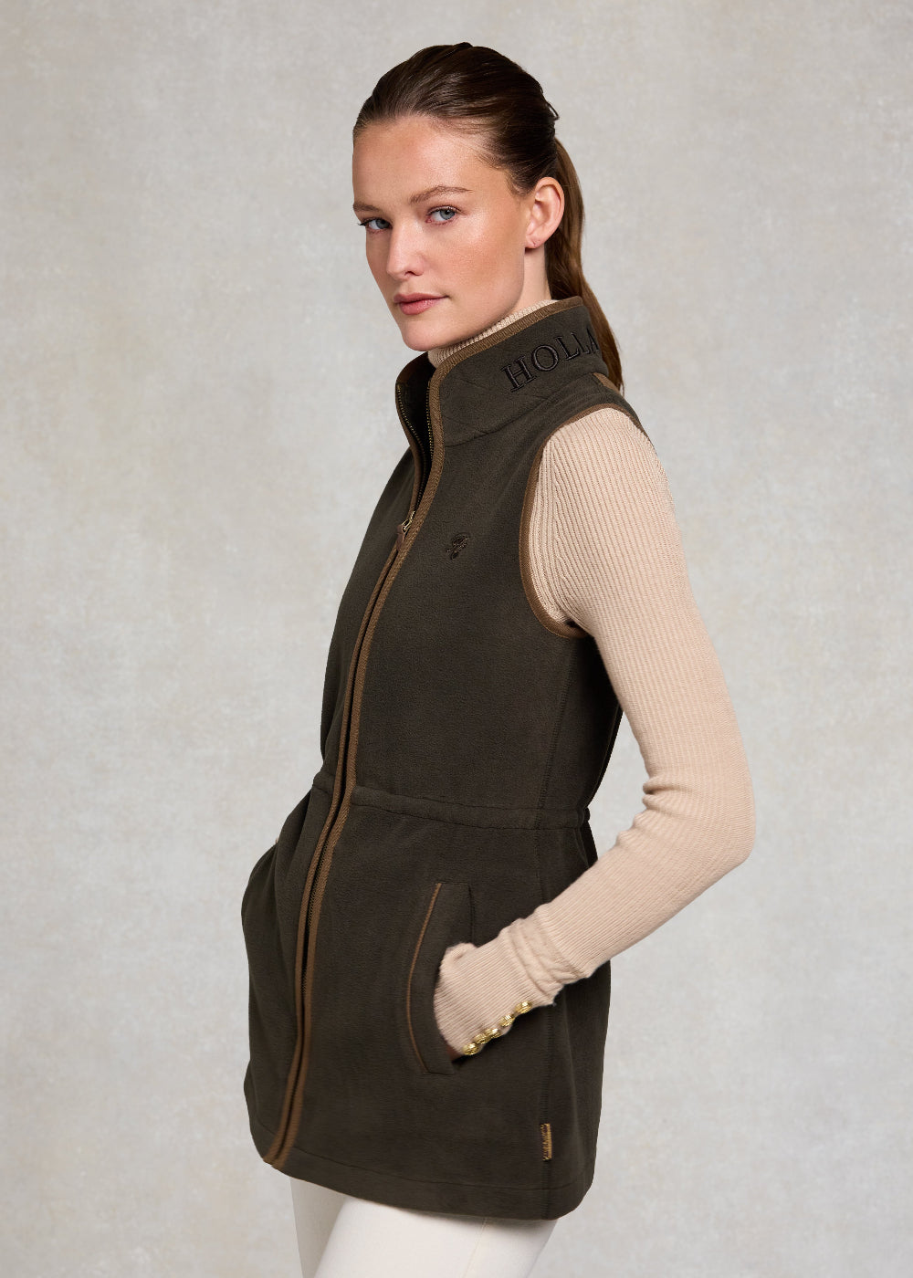 Country Longline Fleece Gilet
