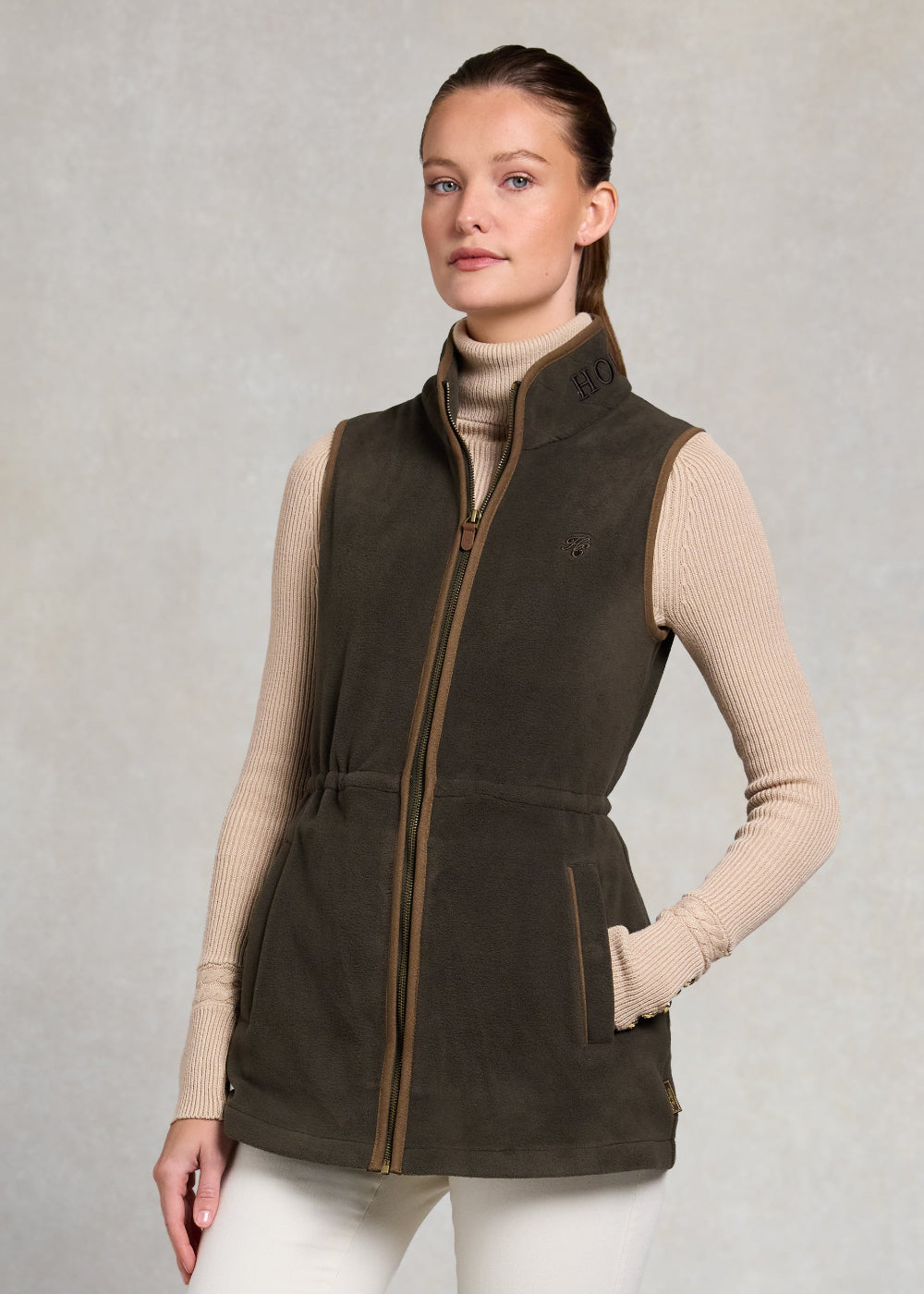 Country Longline Fleece Gilet