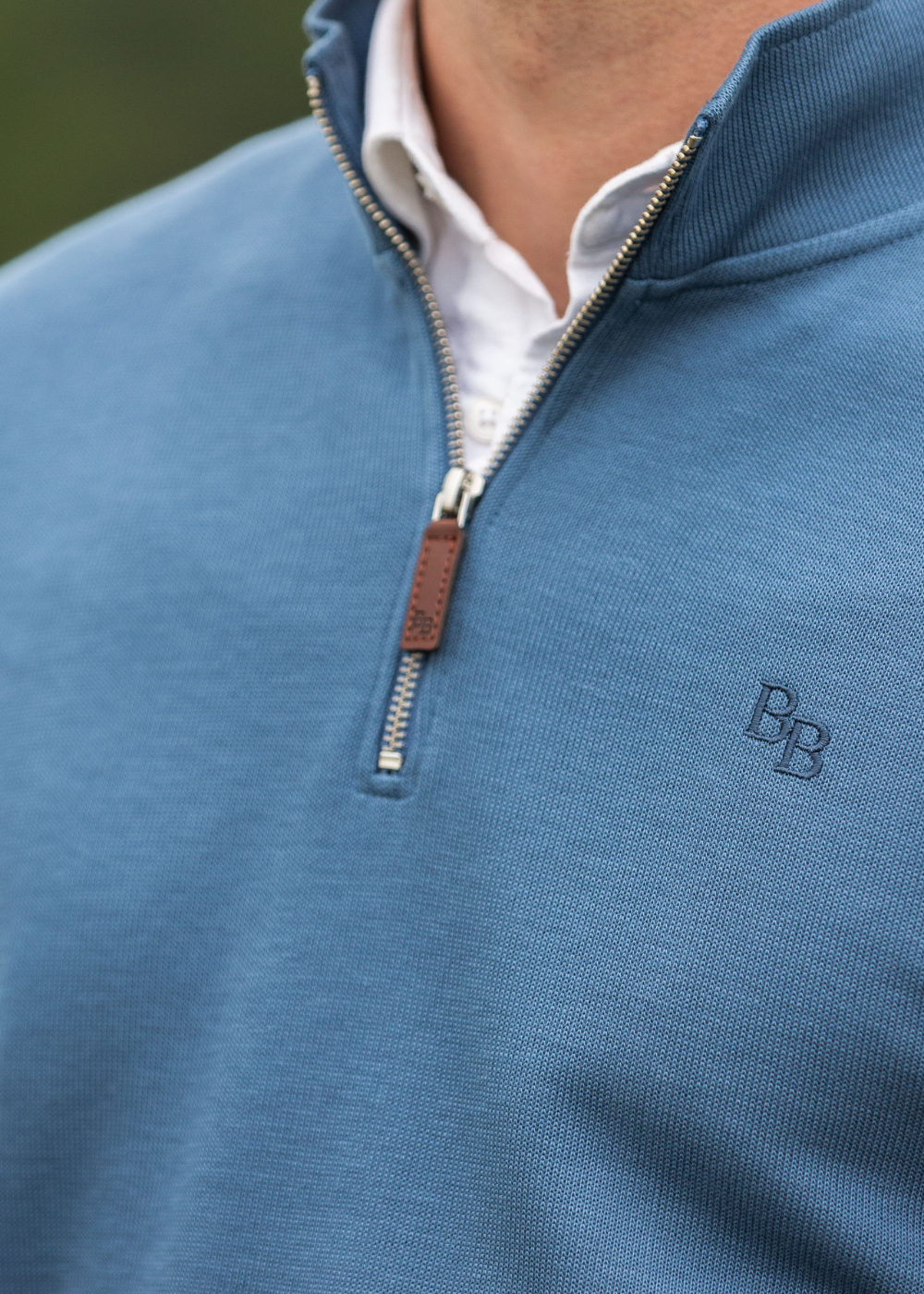 Dittisham Ribbed Unisex Quarter Zip