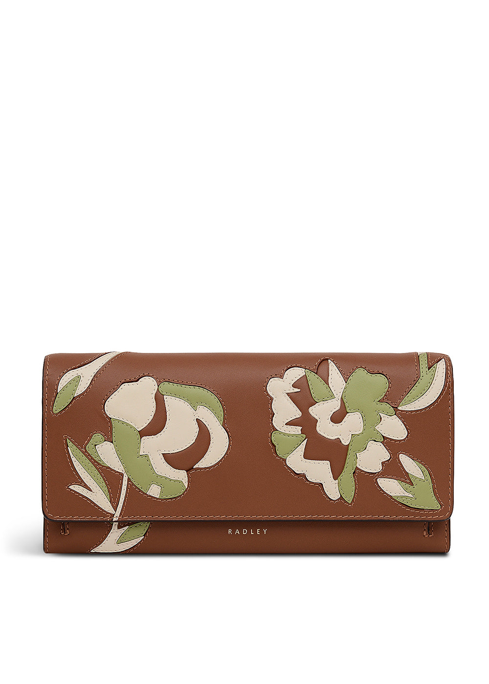 Floral Large Flapover Wallet