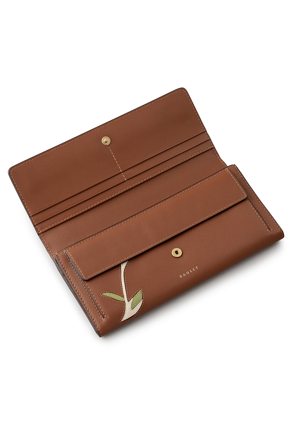 Floral Large Flapover Wallet