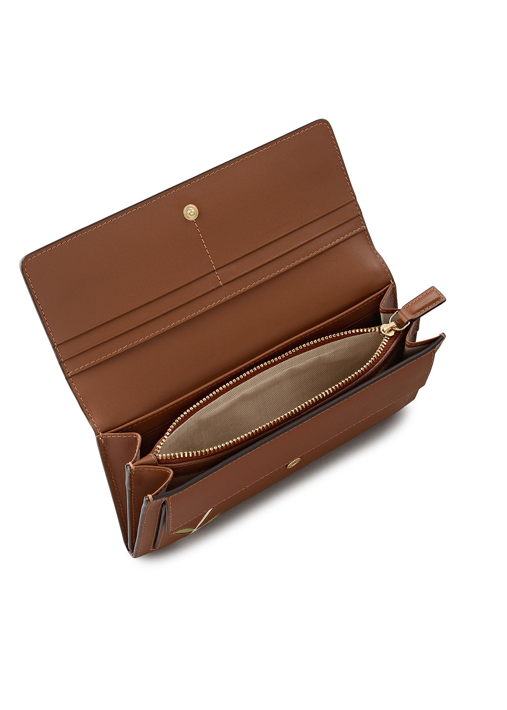 Floral Large Flapover Wallet