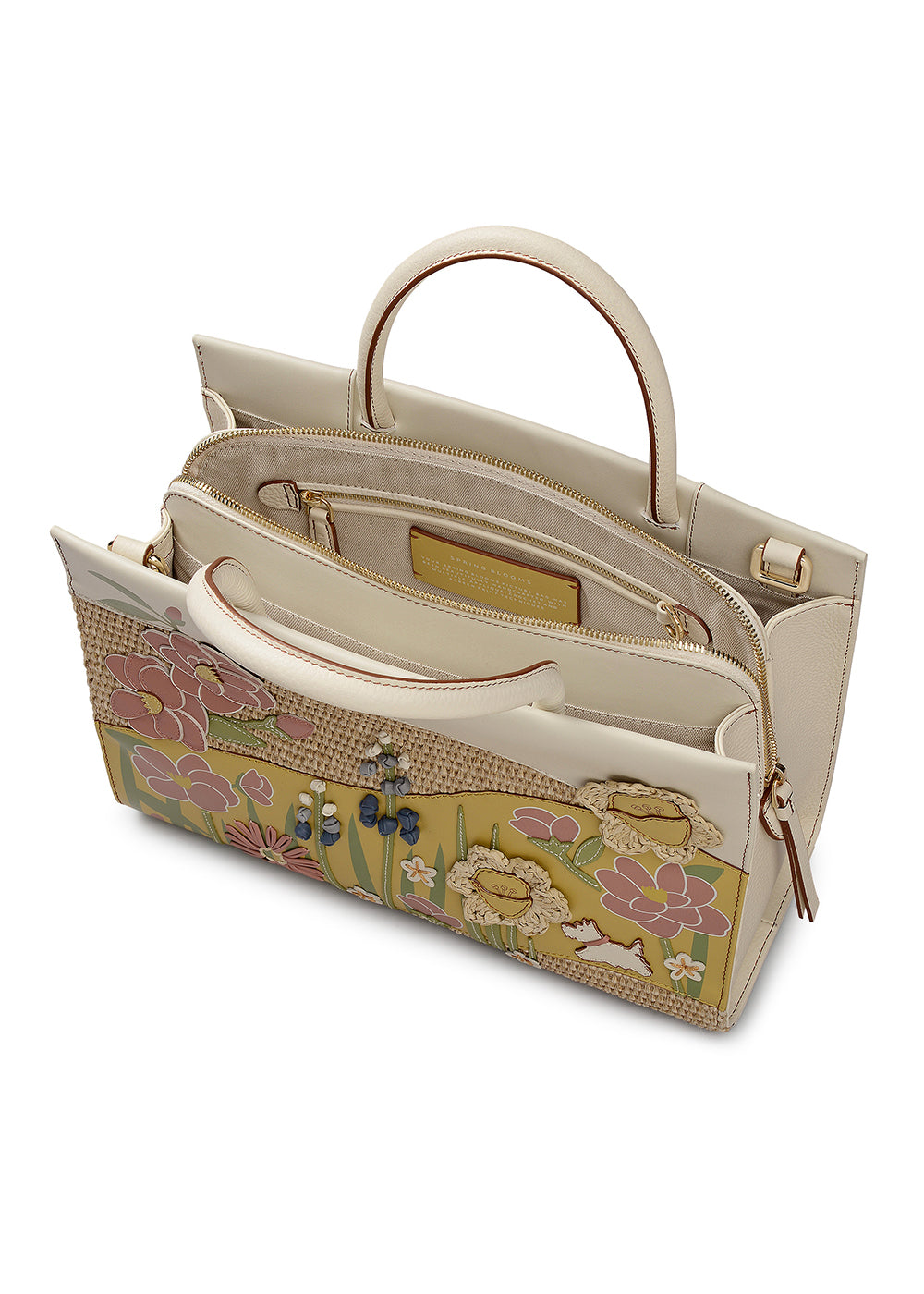 Spring Blooms Medium Ziptop Multiway Bag
