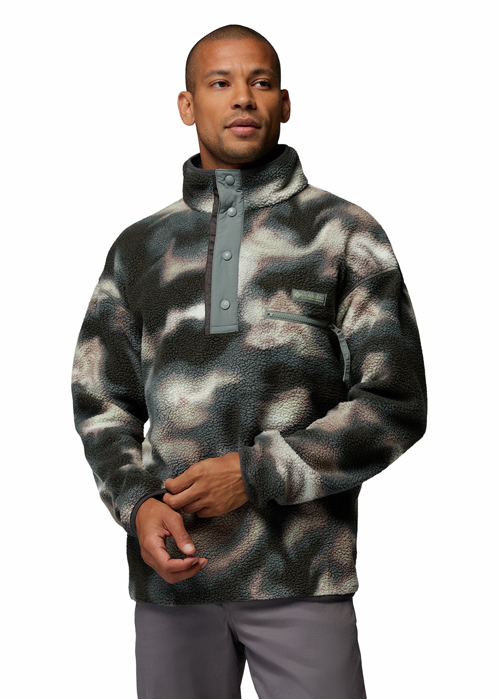 Helvetia II Printed Half Snap Fleece