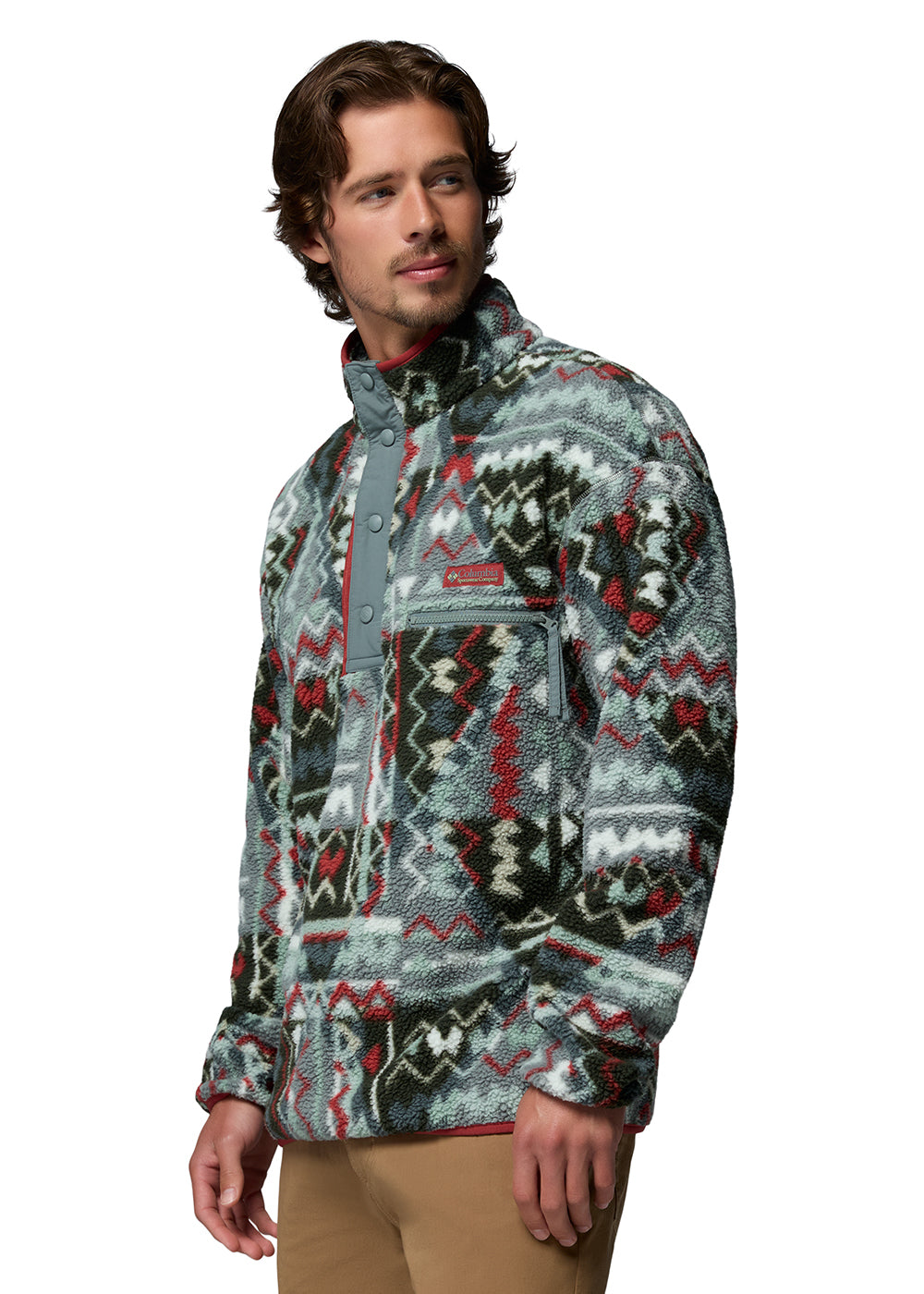 Helvetia II Printed Half Snap Fleece