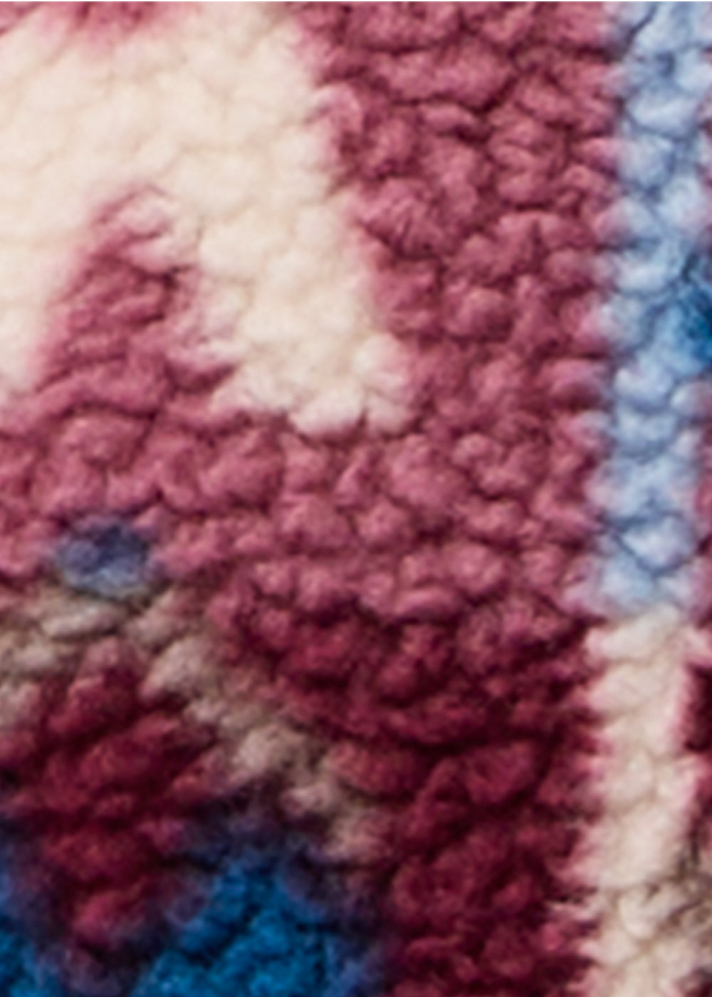Helvetia II Printed Cropped Half Snap Fleece