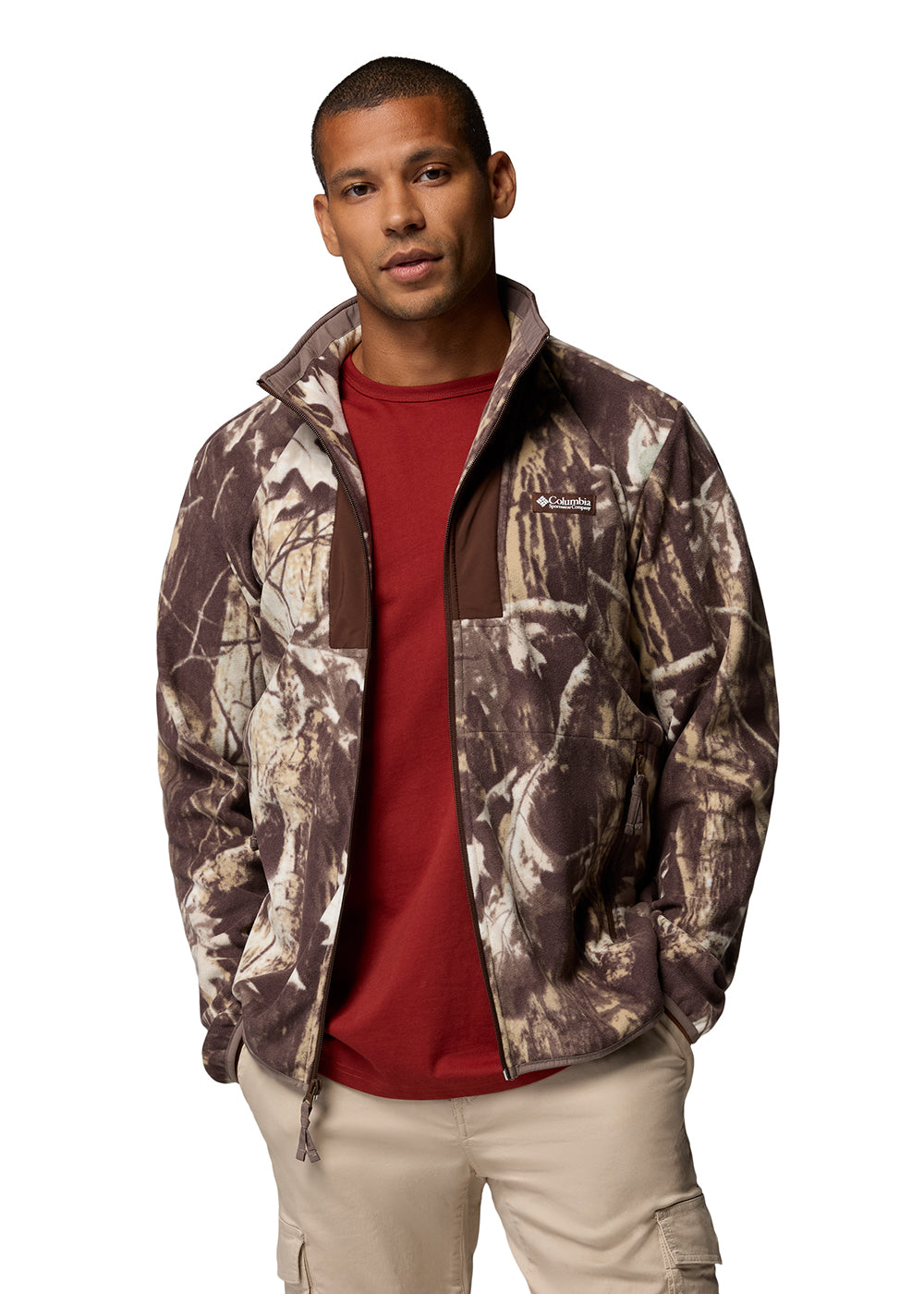 Sequoia Grove II FZ Printed Fleece