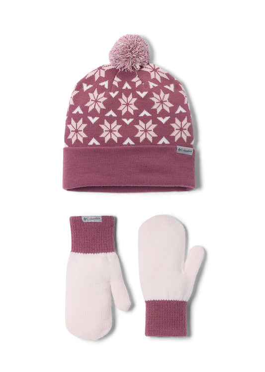 Snowflake Beanie and Mitten Set