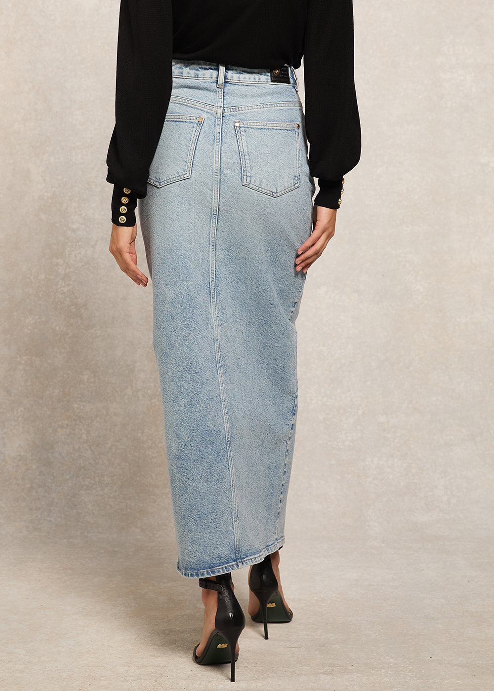 Denim Maxi Skirt
