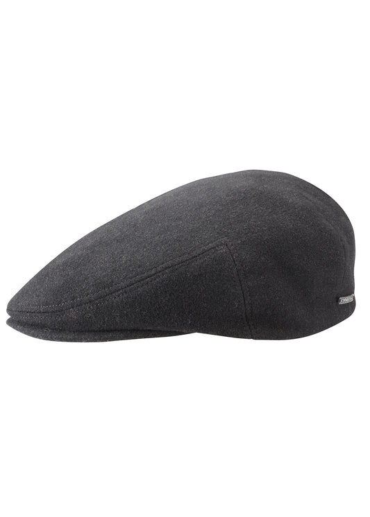 Kent Wool Cashmere Flat Cap with Ear Flaps