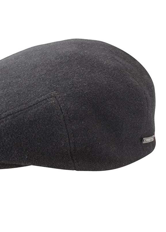 Kent Wool Cashmere Flat Cap with Ear Flaps