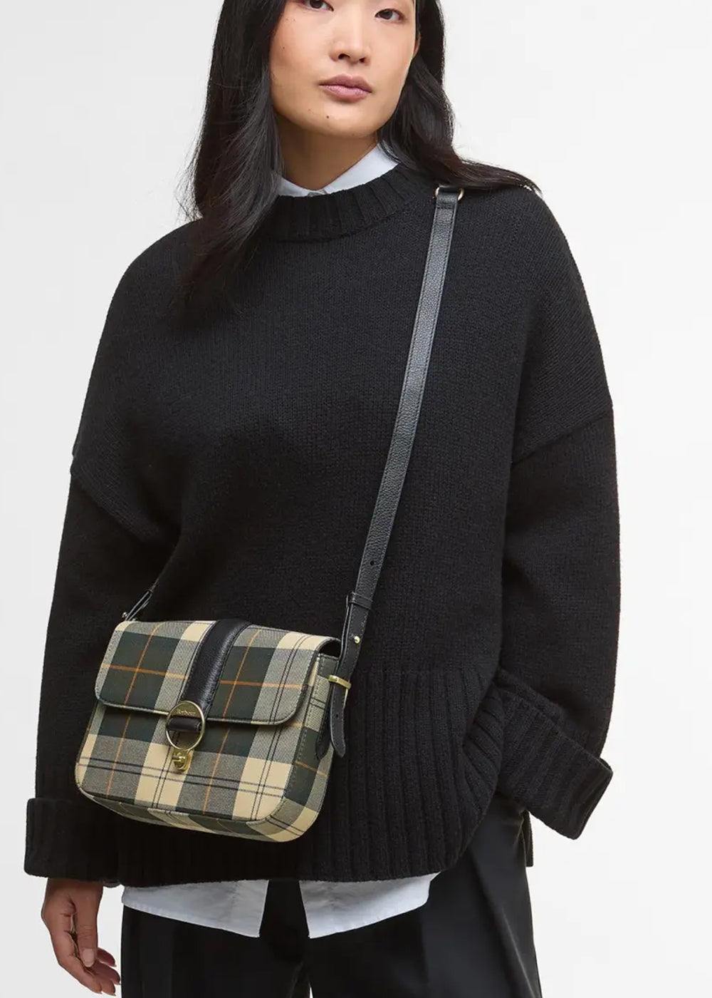 Rosa Tartan Crossbody Bag