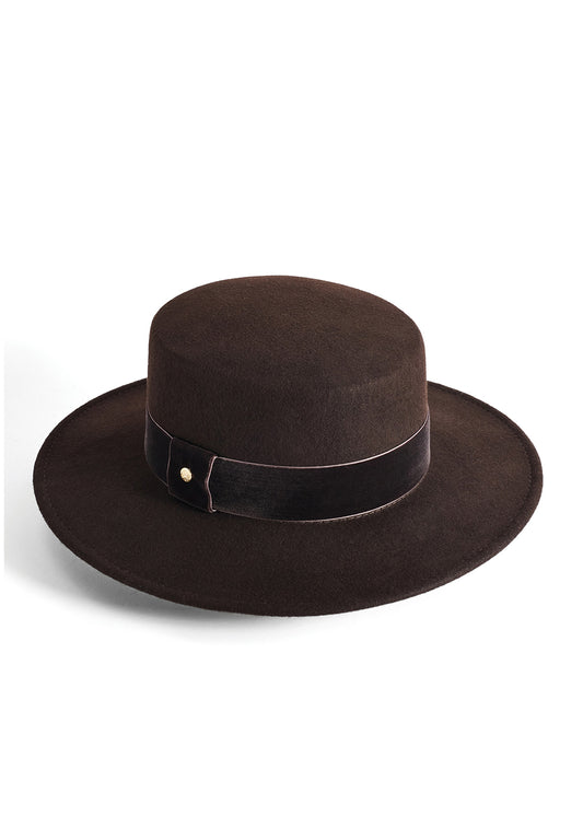 Wool Felt Boater