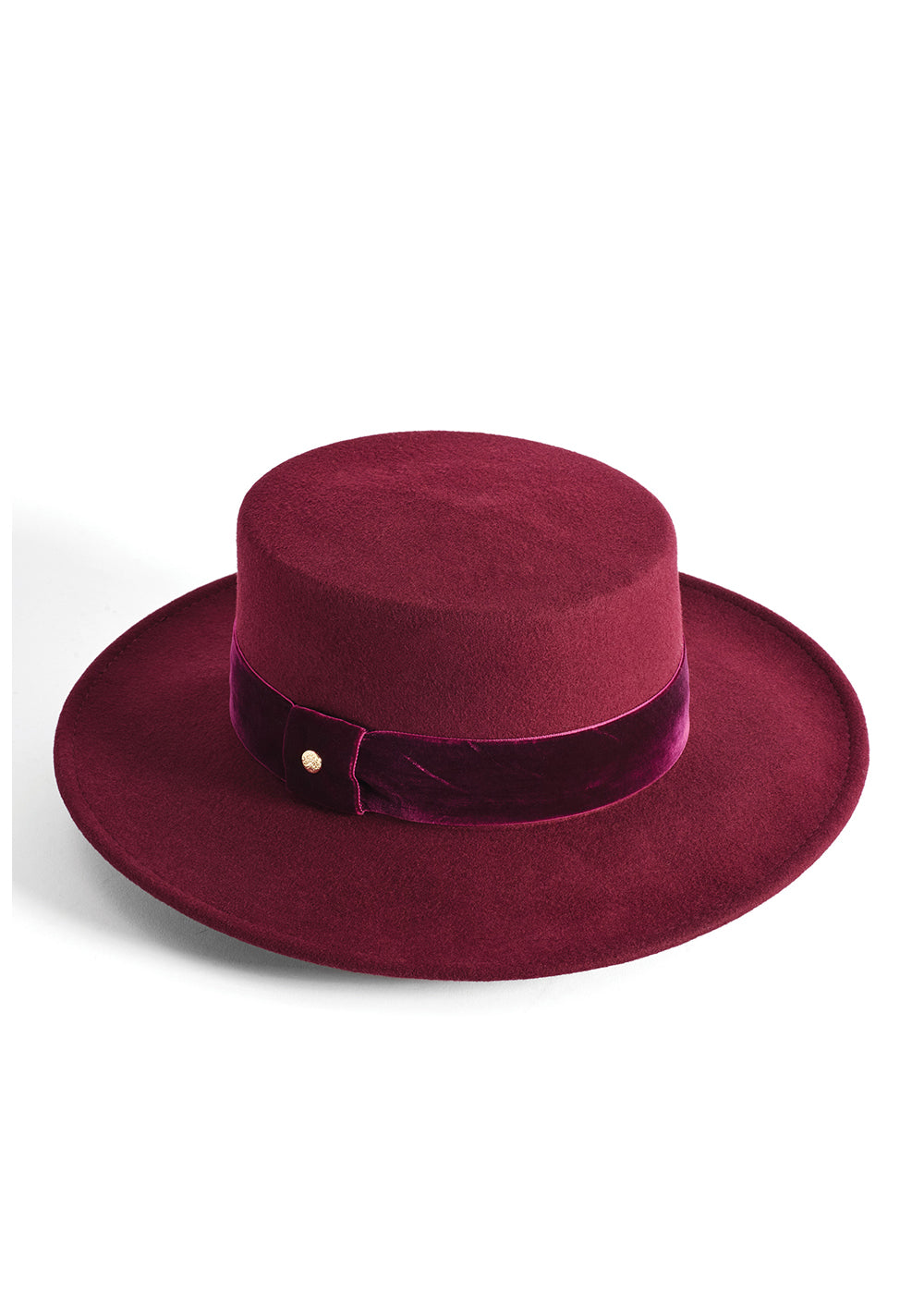 Wool Felt Boater
