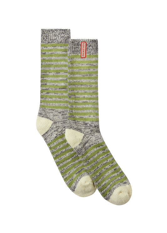 Attleborough Bamboo Mid Length Lightweight Stripe Socks