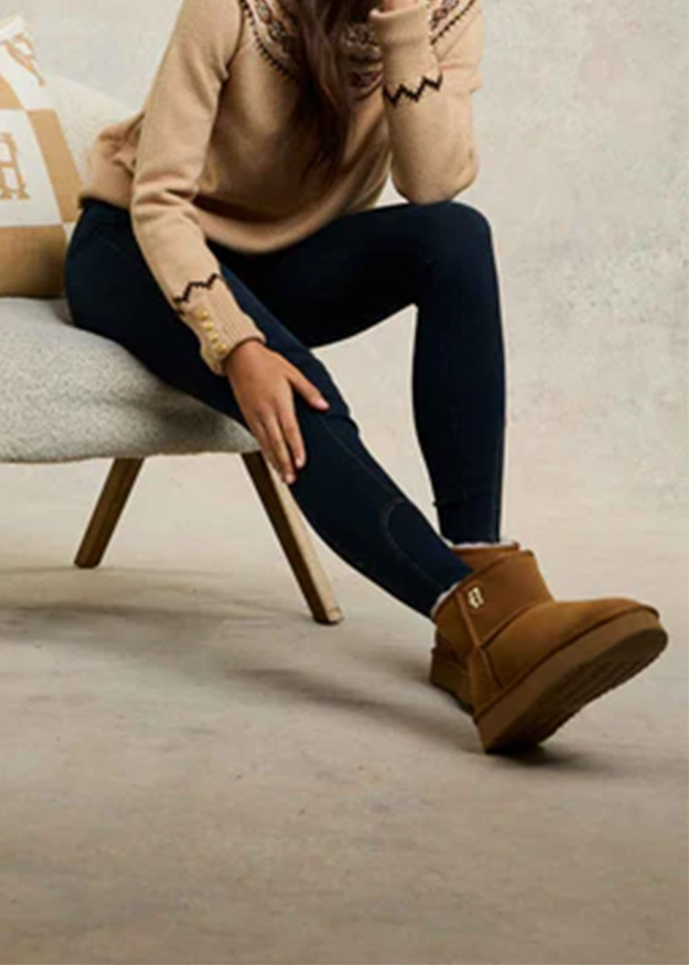 Shearling Platform Boots