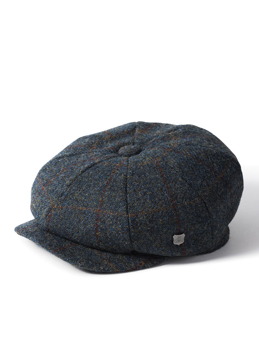 Carloway Harris Tweed Bakerboy Cap
