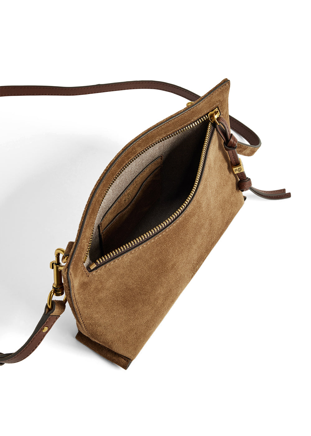 Bells Suede Cross Body Bag