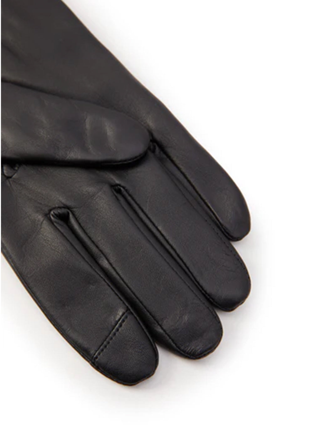 Contrast Leather Gloves