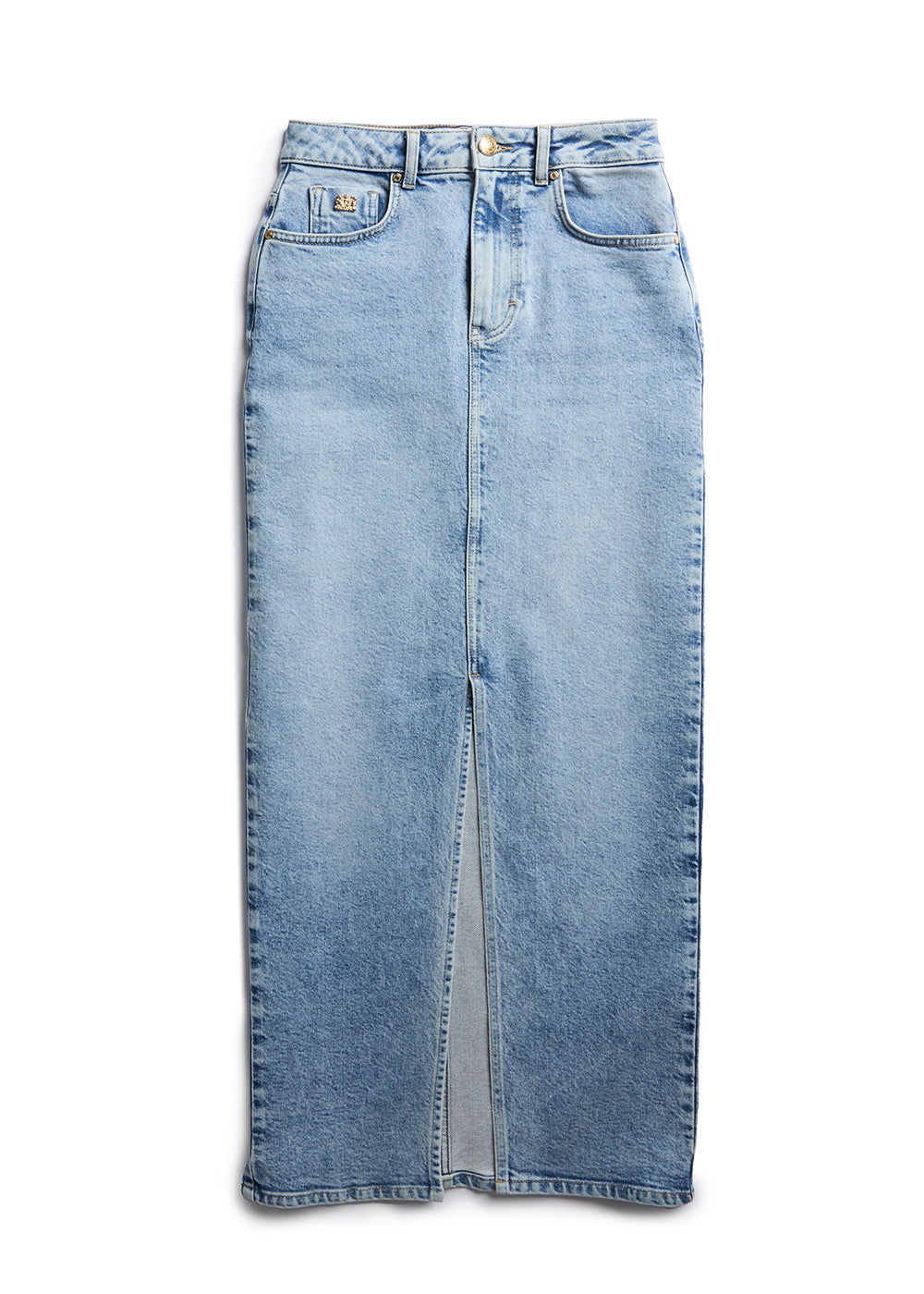Denim Maxi Skirt
