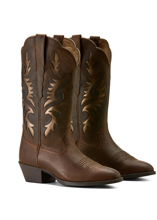 Heritage Western R Toe Retro Western Boots