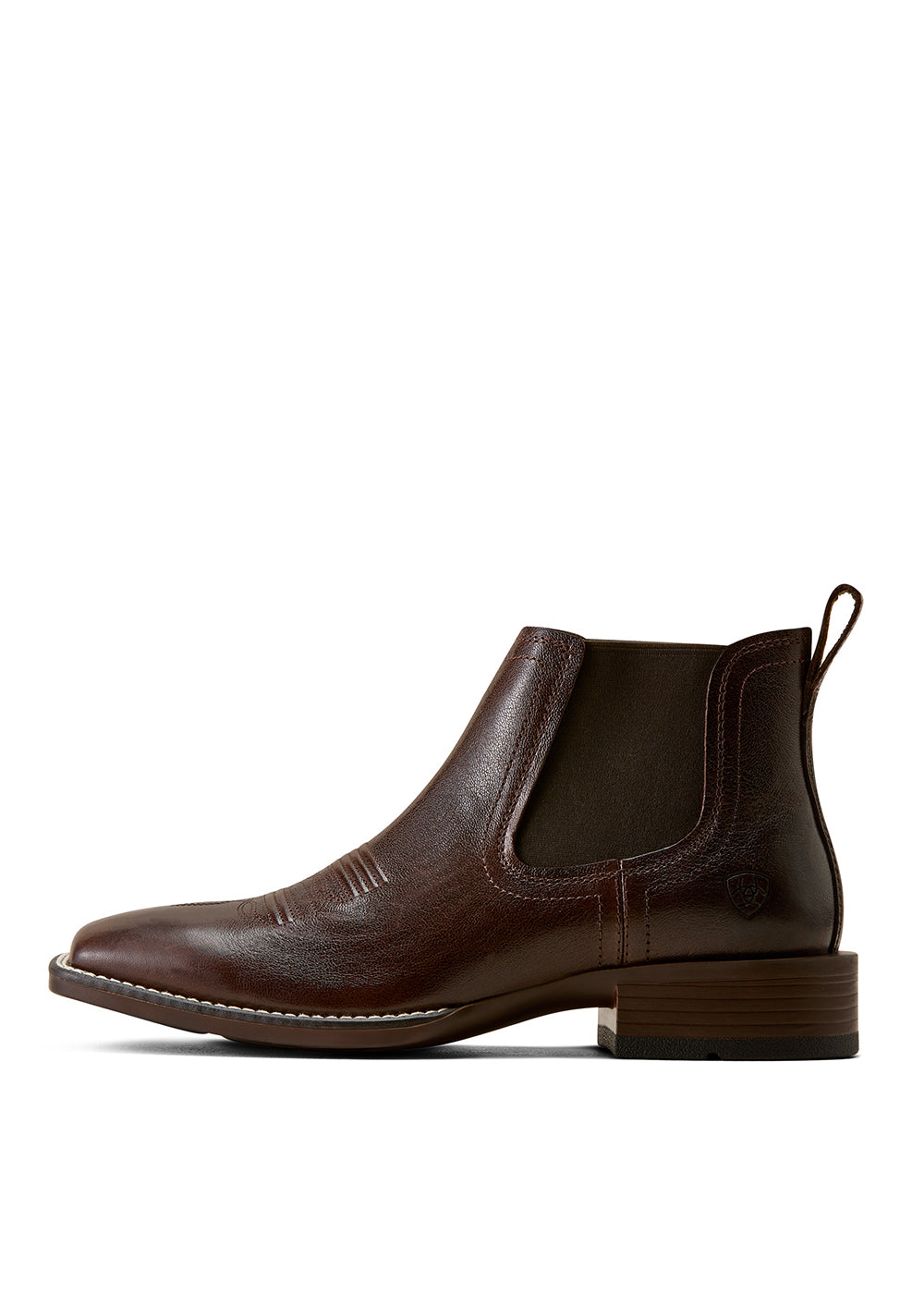Booker Chelsea Wide Square Toe Western Boots
